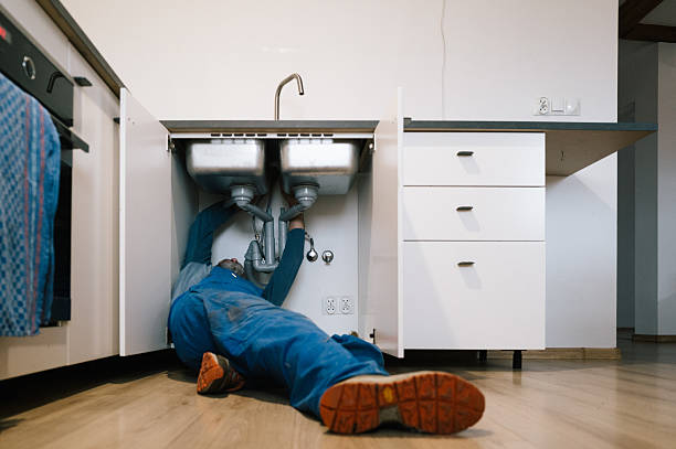 Professional Drain Cleaning technician working in Sugar Loaf, NY